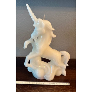 1980s Unicorn candle